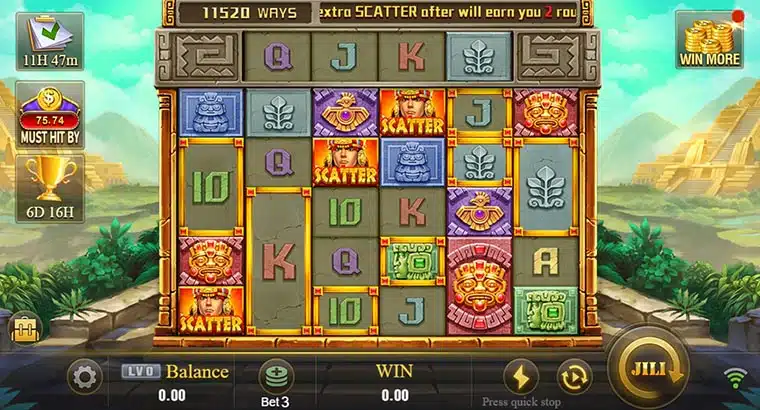 golden empire slot demo by JILI
